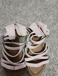 Pink Strappy Sandals